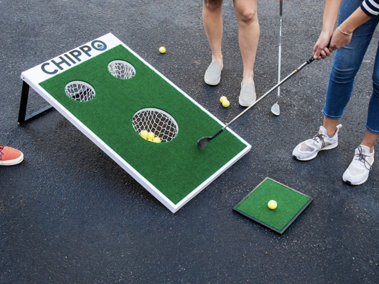 Placas de jogo cornhole de golfe Chippo